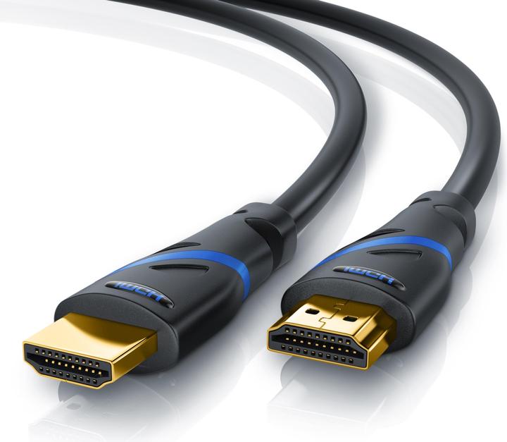 Actual product image Primewire HDMI cable 2.0b - 4k 60Hz Ultra HD - Ethernet Highspeed - Full HD - 3D - ARC - 3 x shielded (1.50 m, HDMI)