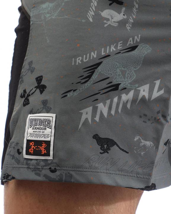 Actual product image Under Armour Mens Run Like An Animal Shorts (XXL)