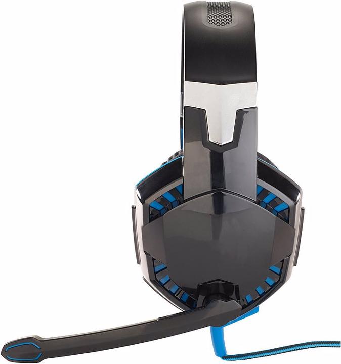 Image du produit Mod-it Casque de jeu éclairé avec télécommande par câble et commutateur de microphone (Filaire)