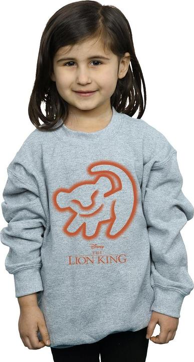 Actual product image Disney Girls The Lion King Cave Drawing Sweatshirt (152, 158)