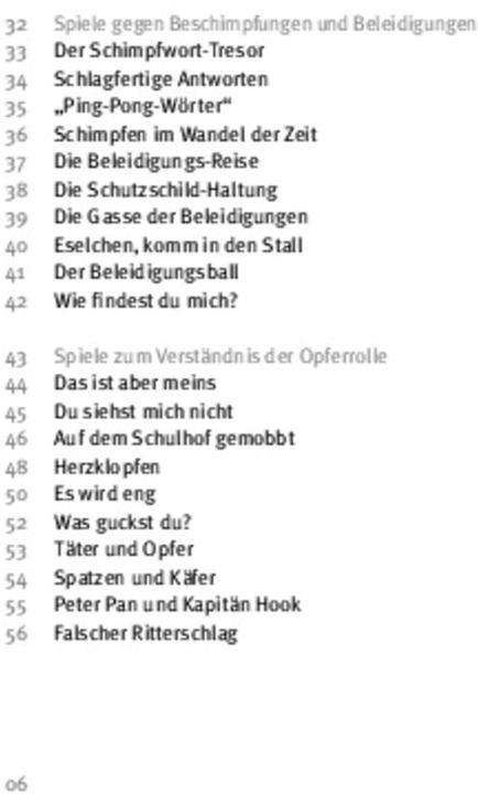 Actual product image The 50 best anti-bullying games (German)