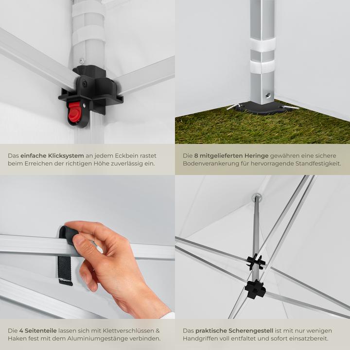 Actual product image tectake Garden pavilion (300 cm, 300 cm)