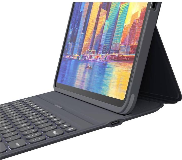 Immagine prodotto Zagg Tastiera Pro Keys Pro Charcoal (DE, iPad Pro 12.9 2018 (3. Gen), iPad Pro 12.9 2020 (4. Gen), iPad Pro 12.9 2021 (5a generazione))