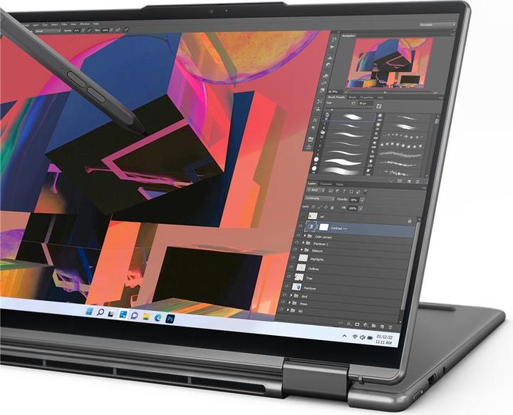Produktbild Lenovo Yoga 7 82QF0046GE - 14-inch 2.8K OLED Touch, Ryzen 5 6600U, 16GB RAM, 512GB SSD, Digit (14", AMD Ryzen 5 6600U, 16 GB, 512 GB, DE)