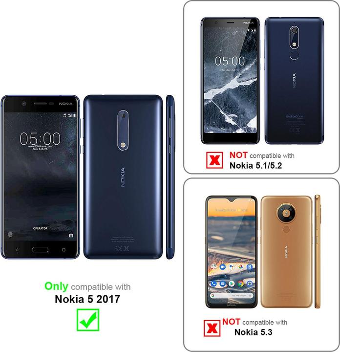 Immagine prodotto Cadorabo Copertura metallica opaca in TPU (Huawei Y5 (2017))