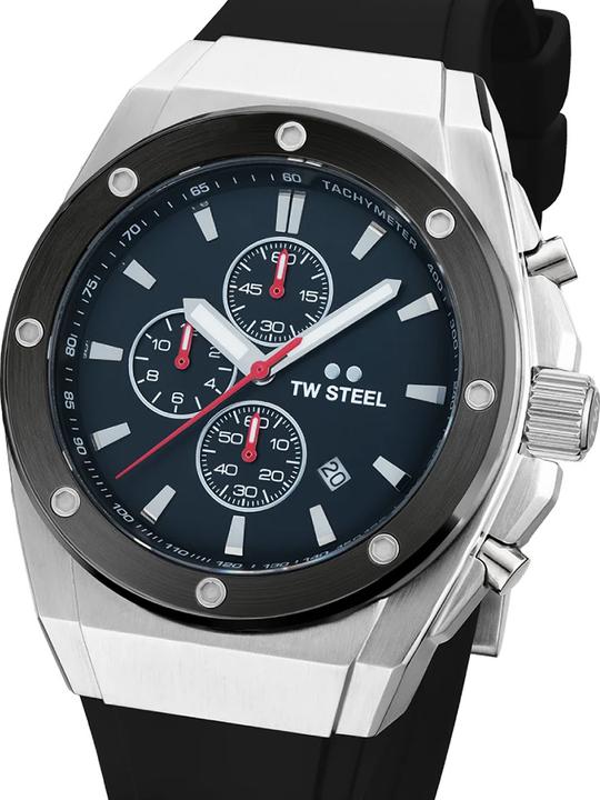 Produktbild TW-Steel CE4104 CEO Tech Chronograph Herrenuhr 44mm 10ATM (Chronograph, 44 mm)