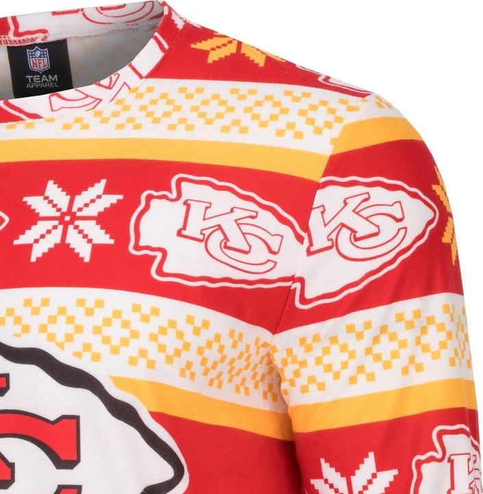 Produktbild Foco NFL Winter XMAS Pyjama Schlafanzug Kansas City Chiefs - S (S)