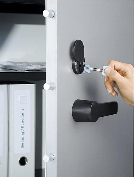 Immagine prodotto C+P Armadio in acciaio, protetto dal fuoco (120 x 50 x 122,5 cm)