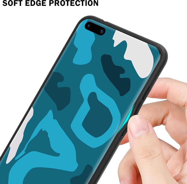 Immagine prodotto Cadorabo Copertura di vetro a strisce in TPU (Huawei P40 Pro+)