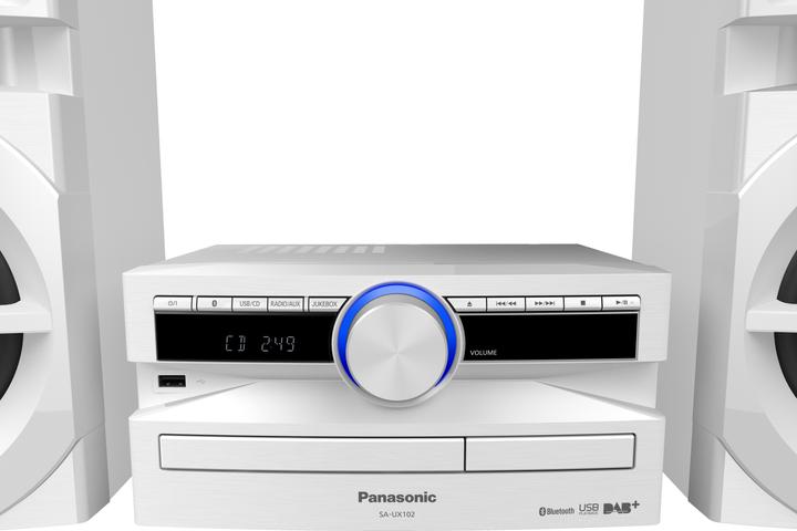 Image du produit Panasonic SC-UX102 Mini système audio domestique 300 W Blanc (Lecteur de CD, Bluetooth, 1x 300 W)