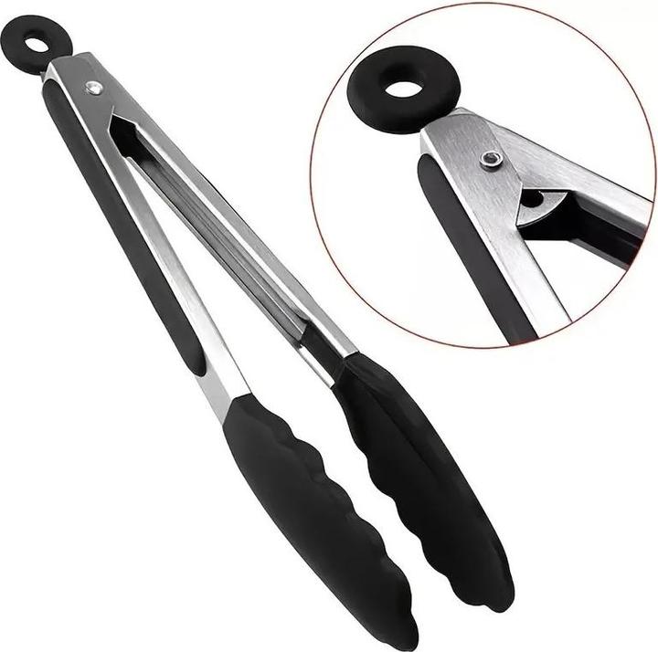 Immagine prodotto ASMI Mini pinze da cucina in silicone, pinze da barbecue 20 cm