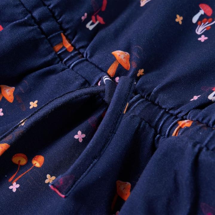 Produktbild VidaXL Kinderkleid Marineblau 140,Material: 92 % Baumwolle. 8 (140)