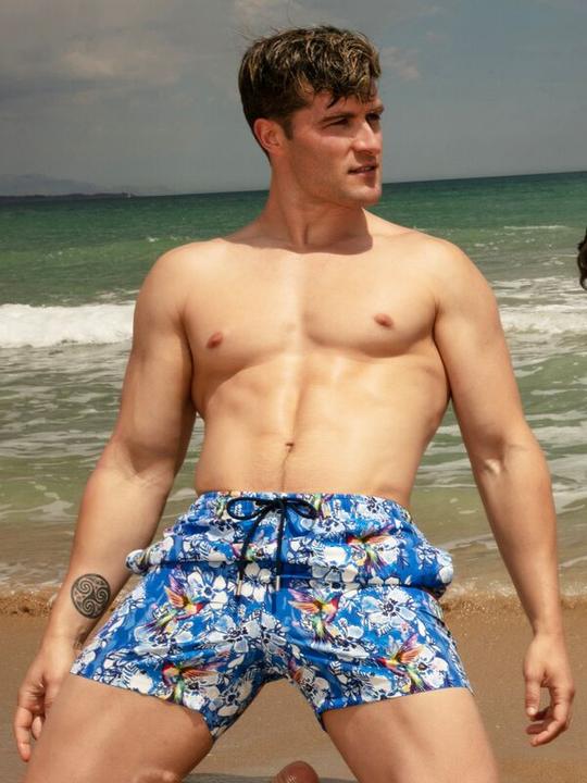 Produktbild HOM Badeshorts Beach Boxer Colibris (XXL)