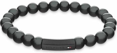 Tommy Hilfiger Timeless beaded bracelet with onyx 2790581 (Edelstahl)