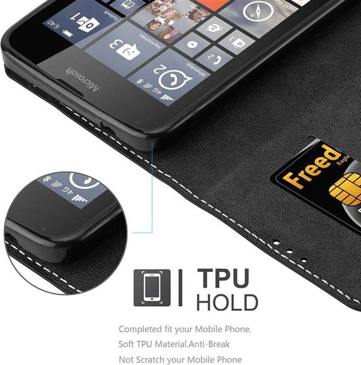 Productafbeelding Cadorabo Boek X Portemonnee Hoesje (Microsoft Lumia 640)