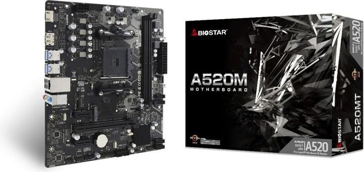 Produktbild Biostar A520MT (AM4, AMD A520, mATX)