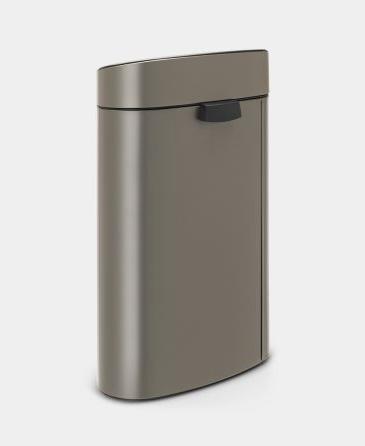 Productafbeelding Brabantia Vuilnisbak Touch Bin Nieuw, recycle, 23+10 L Platinum (33 l)