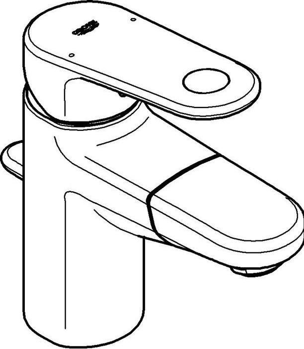 Image du produit Grohe Europlus Mitigeur de lavabo à une main S-Size