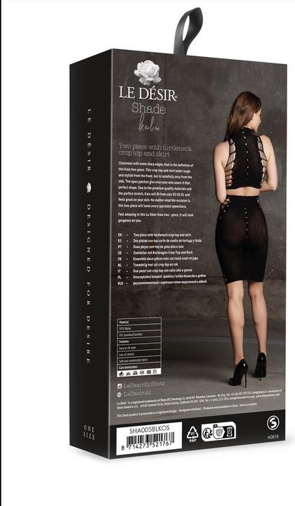 Immagine prodotto Le Désir Kala XXXVII - Two Piece with Turtleneck, Crop Top and Skirt (Taglia unica)