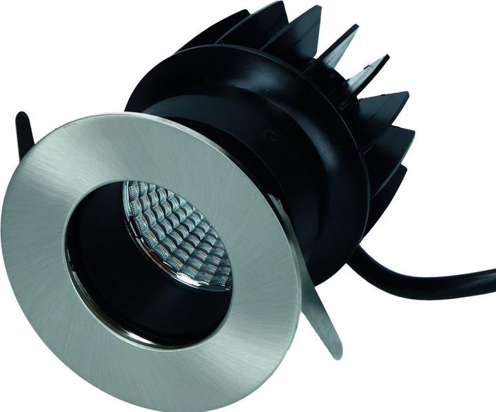 Image du produit Halemeier Set complet lampe encastrable LED Lugano optique acier (382 lm)