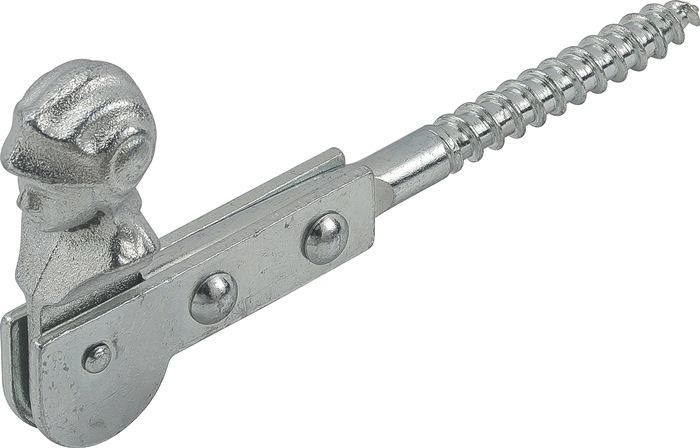 Actual product image Vormann Shutter stop length 120 mm steel blue galvanised with female head, to screw in (1 pcs.)