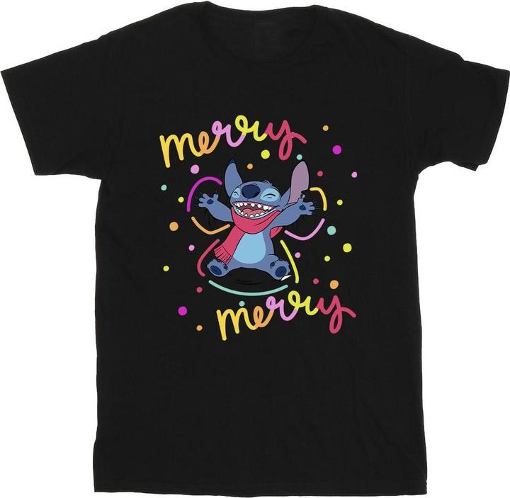 Produktbild Disney Lilo & Stitch Merry Rainbow TShirt (L)