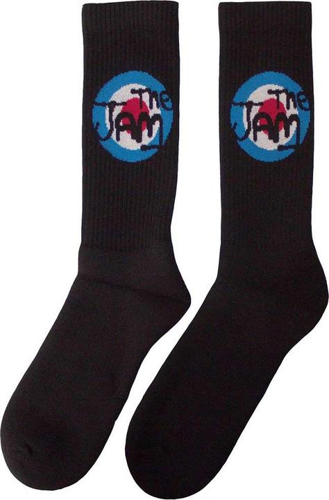 Actual product image The Vegan Cow Unisex Adult Target Logo Terrycloth Socks (40.5 - 45.5)