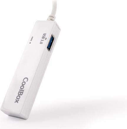 Actual product image CoolBox COO-H413 (USB-C, 4 Ports)
