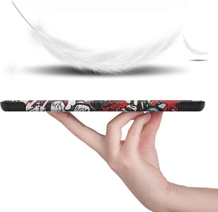 Actual product image Cover-Discount Galaxy Tab S9 - Tri-fold Smart Case Comics (Galaxy Tab S9)