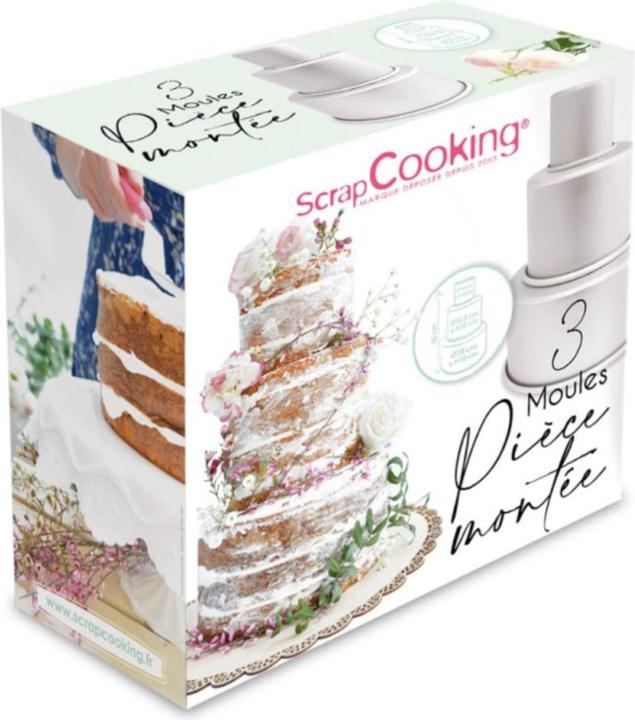 Image du produit ScrapCooking Moule pour gâteau de mariage (3pcs) (18 cm)