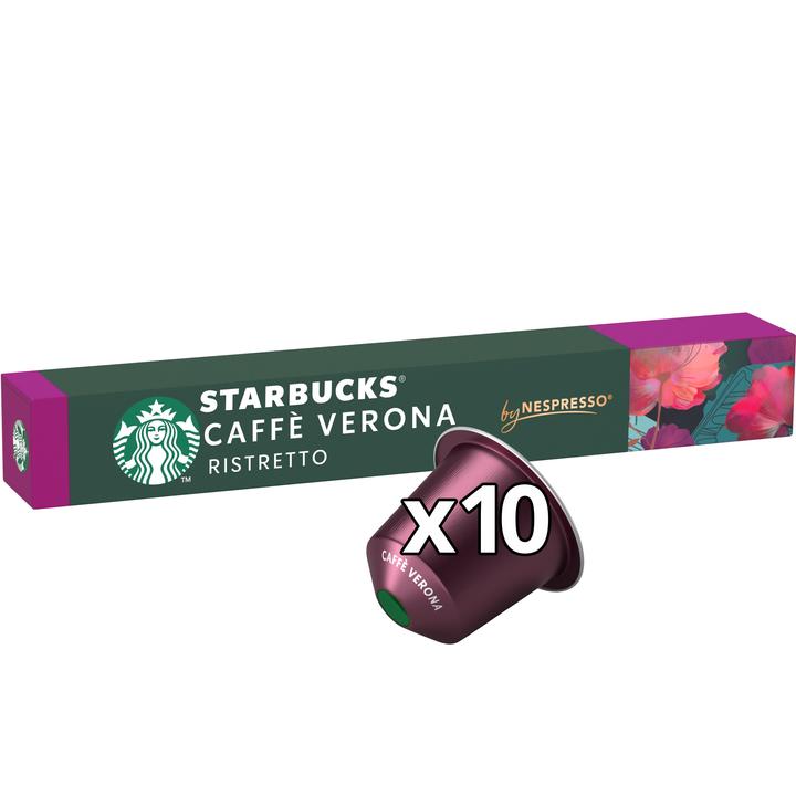 Starbucks Caffè Verona by Nespresso Dark Roast (10 x Port.)