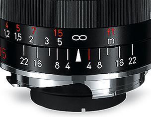 Actual product image Zeiss Planar T (Leica M, full size)