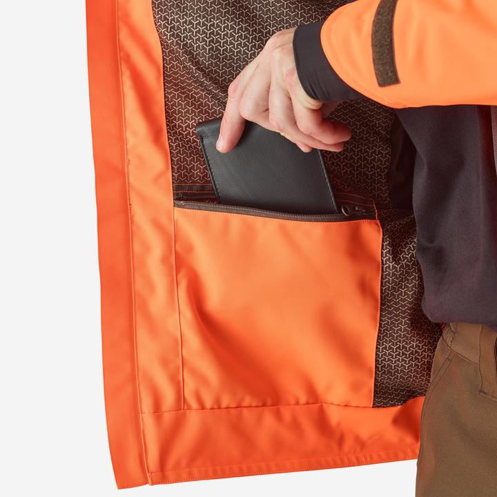 Image du produit Solognac Veste de chasse imperméable Renfort 900 orange (M)