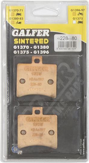 Produktbild Galfer Bike G1380 FD228 (Sintermetall)