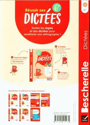 Actual product image Réussir ses dictées : 6e, 11-12 ans (French, Anton Denis, 2024)