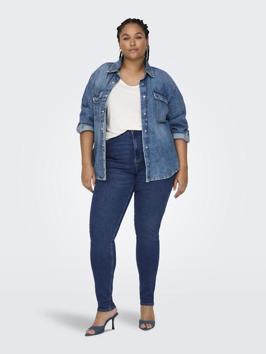 Actual product image Only CARLUNA Hohe Taille Skinny Fit Jeans Skinny Jeans (W44/L34)