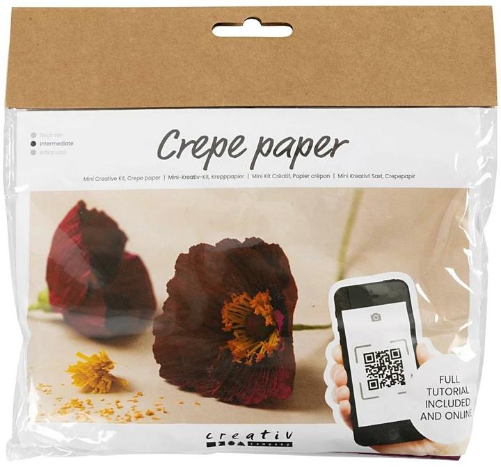 Produktbild Creativ Company Mini Bastelset Krepppapier (105 g/m², 1.10 x)