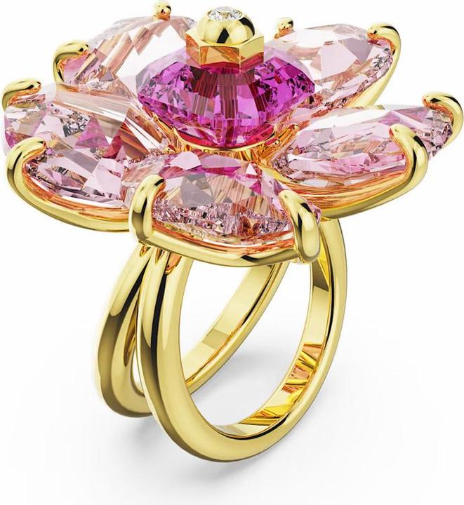 Image du produit Swarovski Florere Cocktail Bague Fleur Rose Or (52)