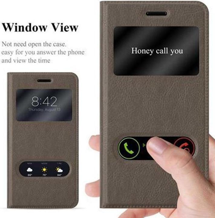 Produktbild Cadorabo Book mit View Doppelfenster Cover (Nokia 6)
