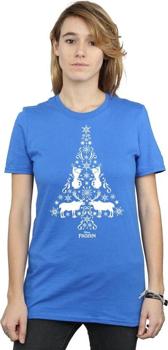 Immagine prodotto Disney Frozen Christmas Tree Maglietta Ampia Donna (XL)