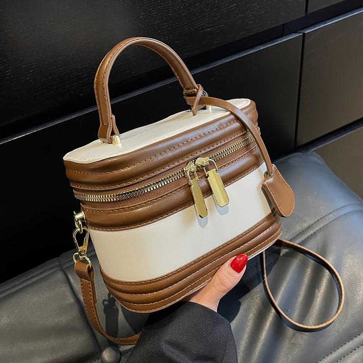Immagine prodotto Only-Bags.Store Elegante Messenger Bag, verstellbarer Riemen, Reissverschluss, Polyester gefüttert, Randfarbe