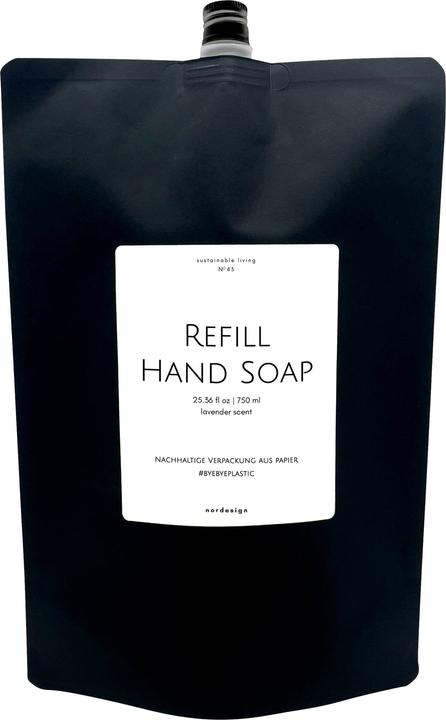 Nordesign Nachfüllpackung Handseife Lavendelaroma 750ml (Handseife Nachfüllpackung, 750 ml)