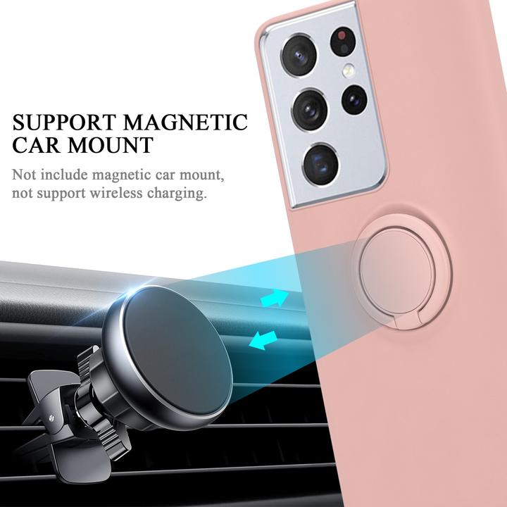 Produktbild Cadorabo TPU Liquid Ring Silicone Case Hülle (Samsung Galaxy S22 Ultra)