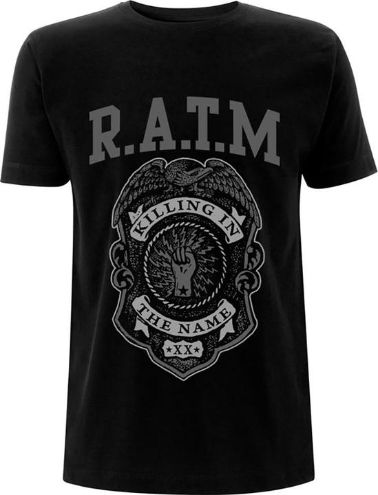 Rage Against the Machine Police Badge TShirt