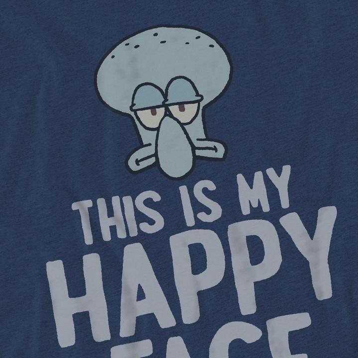 Actual product image Spongebob Squarepants Unisex Adult Happy Face T-Shirt (L)