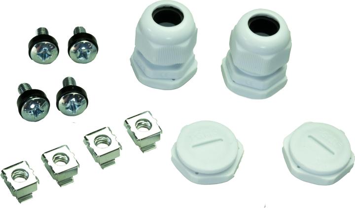 Produktbild Lightwin LWL Spleissbox, 24 Fasern, 12x DSC Multimode, 50/125µm OM3 Pigtail Spleissboxen (1.50 m)