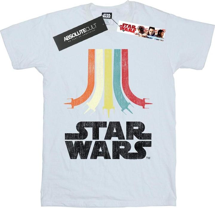 Actual product image Star Wars Mens Rainbow Cotton T-Shirt (L)