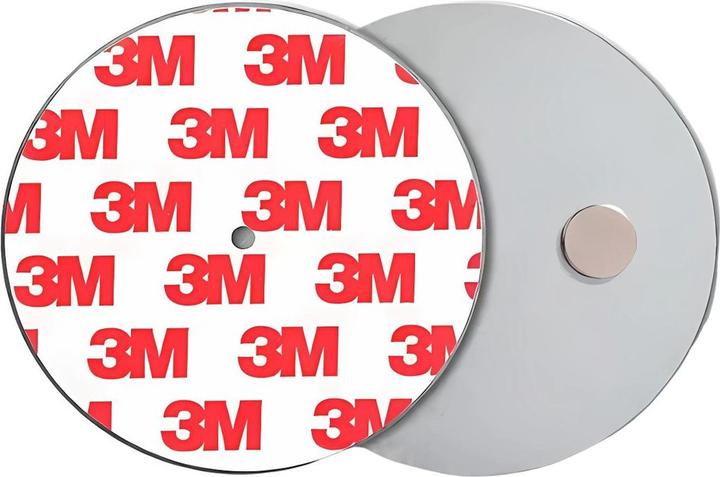 Actual product image König Design Smoke detector magnetic holder Ø40 - Ø70 mm fire detector mounting bracket adhesive pad