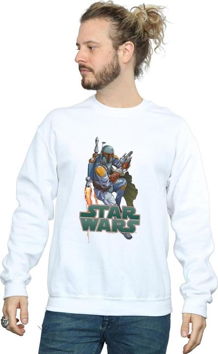 Produktbild Star Wars Boba Fett Fired Up Sweatshirt (S)