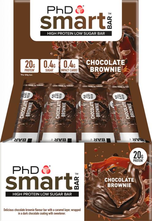 Actual product image PhD Nutrition Smart bar (Chocolate brownie, 12 pcs., 768 g)